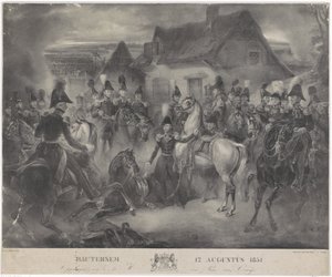 鲍特瑟姆战役，1831 年
Bautersem 1831 年 8 月 12 日（物上标题） 作者 无名氏