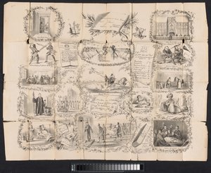 莱顿学生年鉴中的漫画，1865 年 作者 无名氏