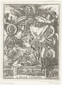 1673 年 Hollandsche Mercurius 的扉页（标题在实物上） 作者 彼得·卡斯特林