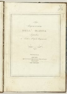 标题: 荷兰的复兴，1799 年
荷兰的复兴：致所有复兴人民的演讲稿（标题标在实物上）
再生的荷兰（意大利语版本）（系列标题） 作者 乔瓦尼·扎塔·迪安东尼奥