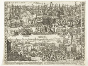 威廉三世前往英格兰的旅程，1688 年
1688 年[11 月]2 月 11 日殿下启程前往英格兰/1688 年[11 月]2 月 15 日和 16 日殿下抵达英格兰（标题见实物） 作者 无名氏