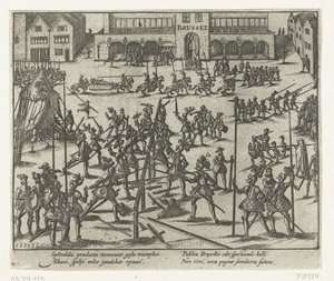 1569 年布鲁塞尔大广场锦标赛 作者 无名氏