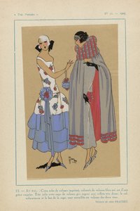 《非常巴黎人》，1923 年，第 11 期：15。- 在舞会上。 - 这件天鹅绒连衣裙... 作者 无名氏