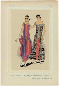 Très Parisien》，1923 年，第 5 期：14 - ALCALA。- 1. 晚礼服... 作者 查瓦尼斯等人