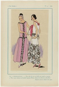 巴黎人》（Très Parisien），1923 年，第 5 期：15 - 阿蒙诺维尔。- 1. 晚礼服... 作者 无名氏