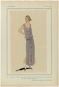 Très Parisien, 1923, No 6: 6.- CRICRI.- 这款晚礼服... 作者 无名氏