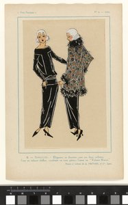 Très Parisien》1923 年第 9 期：8 - 简洁。- 优雅而低调 作者 A. et Cie Prévost