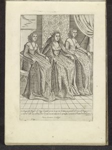 Vrouw van de doge met twee vrouwen
Scènes uit het Venetiaanse leven（系列名称）
Habiti d