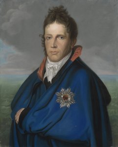威廉-弗雷德里克（1772-1843 年），奥兰治-拿骚的继承王子。后来的威廉一世国王。被命名为 "斗篷肖像"。 作者 无名氏