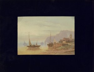 C. Brügner 画作后的海景 作者 无名氏