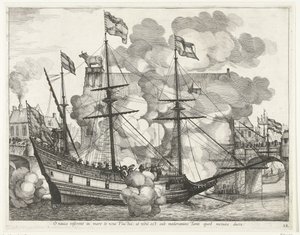 帆船，右侧；1635 年费迪南德进入根特（编号 38）
O navis referent in mare te novi Fluctus: at nihil est sub moderamine Tanti quod metuas ducis（物体上的标题）
Aliorum nautarum navis triumphalis 作者 无名氏