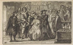 通过舞蹈治愈疾病，1673 年
La Maladie Guarie par la dance / Disease cured by dancen genesen.1673 年（标题在实物上） 作者 匿名（可能）