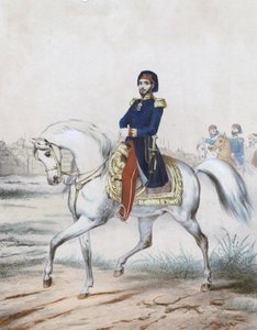 Abdulmecid Ier - Sultan Abduelmecid I (1823-1861) - 匿名 - 1853 - 彩色石版画 - 37x27,4 - 私人收藏 作者 匿名匿名