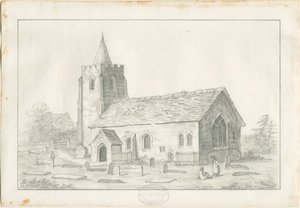 Acton Trussell Church : pencil drawing, nd [?19th cent] (drawing) 作者 匿名匿名