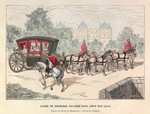 国王路易十三统治时期的马车（1601 - 1643）--马车，法国路易十三统治时期--私人收藏 作者 匿名匿名