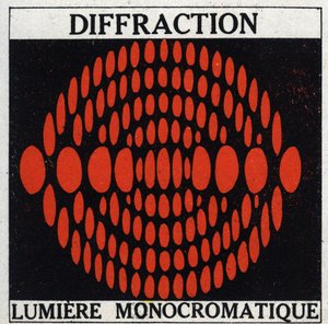 Diffraction: monochromatic light. Anonymous illustration from 1925. Private collection. 作者 匿名匿名
