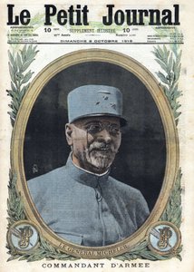 1914-1918年第一次世界大战（14-18战争）。约瑟夫-阿尔弗雷德-米歇尔将军（1861-1931）的画像 在《小报》上，1916年8月8日 作者 匿名匿名