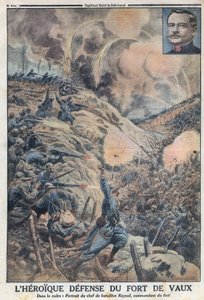 1914-1918年第一次世界大战（14-18战争）。沃堡的英勇保卫战和其营长西尔万-尤金-雷纳尔（1867-1939）。在 "小报 "中 作者 匿名匿名