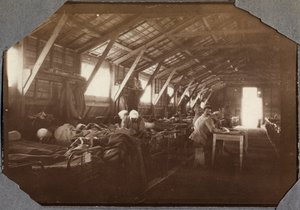 First World War 1914-1918: barracks of wounded French war soldiers in Couville in the English Channel, Lower Normandy (Lower Normandy), France. Anonymous photography May 1917. Private collection, Stella. 作者 匿名匿名