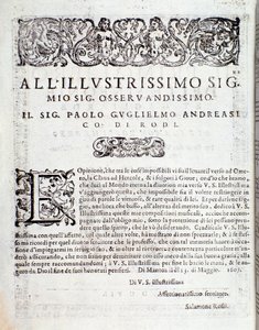 First page of Primo libro di sinfonie e gagliarde, by Salomone Rossi 作者 匿名匿名