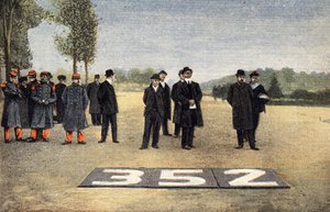 法国航空。航空路线的痕迹。雕版画。1910年11月6日 "小巴黎人 "报纸上的一张。私人收藏。 作者 匿名匿名