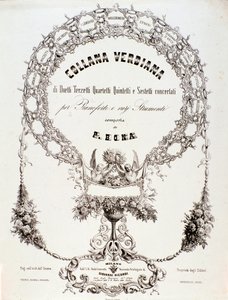 Frontispiece of a collection of musical scores by Giuseppe Verdi 作者 匿名匿名