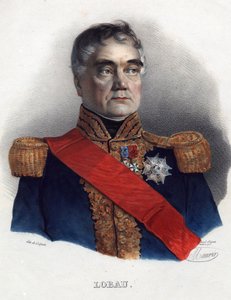 Georges Mouton de Lobau (1770-1838), 法国元帅 - 佚名 - 1835 - 石版画，水彩 - 32x24 - 私人收藏 作者 匿名匿名