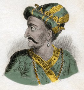 Grand Moghol (Mogol or Moghul) (probably Aurangzeb (1618-1707), also known as Alamgir) (Abu Muzaffar Muhiuddin Muhammad Aurangzeb Alamgi) - 19th century engraving - Milanese 作者 匿名匿名