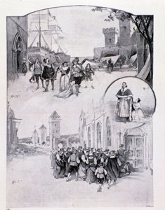 安东尼奥-斯康特里诺的歌剧La cortigiana的插图，1896年在米兰上演。 作者 匿名匿名