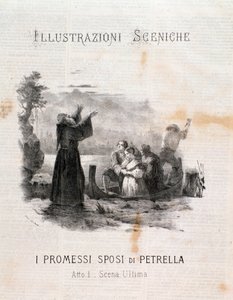Errico Petrella在曼佐尼之后创作的《订婚者》插图 作者 匿名匿名