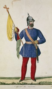 意大利国民警卫队：冬季制服（雕刻品 作者 匿名匿名