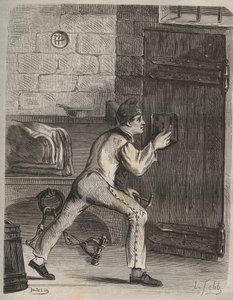 Le forcat Blouet - "Histoire des bagnes depuis leur création to nos jours"（1877）中的雕刻，作者是Pierre Zaccone（1817-1895）（Colonia Penale - 监狱殖民地） 私人收藏 作者 匿名匿名