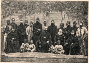 丹尼尔-康博尼主教（1831-1881）和传教士于1月26日从开罗出发前往喀土穆。 作者 匿名匿名