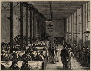 巴黎，迪德洛专业学校--1890年雕刻 作者 匿名匿名