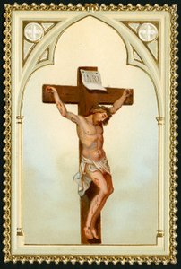 Pious image: Crucifixion (chromolithography) 作者 匿名匿名