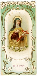 Pious image: Saint Therese of the Child Jesus and the Holy Face (chromolithography) 作者 匿名匿名