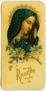 Pious image: Virgin Mary (chromolithography) 作者 匿名匿名