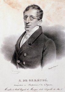 Portrait of Alexis de Garaude (1779-1852) french composer. 19th century. 作者 匿名匿名