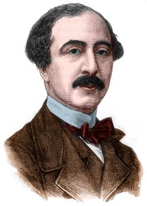法国记者和政治家Anatole Prevost Paradol的肖像（1829 - 1870）。 作者 匿名匿名