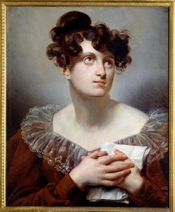 安妮·弗朗索瓦丝·布泰的肖像，名叫玛尔小姐（1779-1847）法国女演员。 匿名绘画 作者 匿名匿名