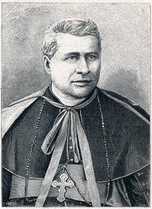 Portrait of Giovanni Simeoni (1816-1892), Italian cardinal. Engraving in “Les Missions Catholiques au XIXeme Siecle”” by Louis-Eugene (Louis Eugene) Louvet. private collection. 作者 匿名匿名