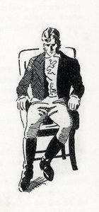 艾米莉-勃朗特（1818-1848）的罗马小说《呼啸山庄》中的人物希斯克利夫的肖像（图）。 作者 匿名匿名