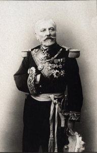 Hyacinthe Laurent Theophile Aube（Admiral Aube）（1826-1890）的画像，法国海军上将。FPL收藏。 作者 匿名匿名