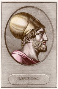 Portrait of Leonidas 1st, King of Sparta from - 491 a - 480. Engraving. Private collection. 作者 匿名匿名