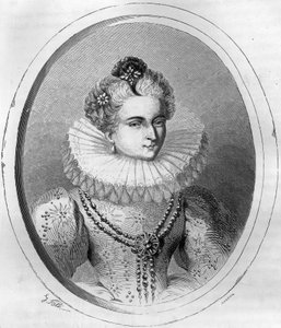 Leonora Dori（或Dosi）dit Galigai的肖像，Anchre的马雷切尔（1568-1617）--1863年的版画，载于Dupray de La Maherie的《红皮书--法国的斯卡福历史》--私人收藏 作者 匿名匿名