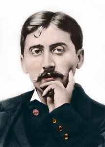 马塞尔-普鲁斯特（1871-1922）的肖像，法国作家，1900年左右 作者 匿名匿名