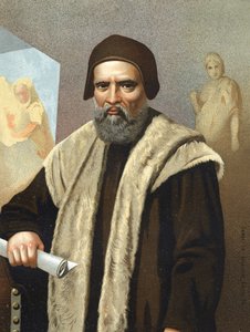 米开朗基罗-布纳罗蒂的肖像》这个米开朗基罗-安格（Michel Ange或Michelangelo 作者 匿名匿名