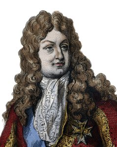 奥尔良公爵菲利普二世（1674-1723）的肖像，法国王室成员，1715-1723年摄政王。 作者 匿名匿名