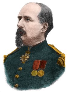 皮埃尔-菲利普-登菲尔-罗谢罗（Denfert-Rochereau）（1823-1878）法国上校的画像。 作者 匿名匿名