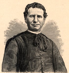 圣约翰-博斯科或唐-博斯科(Giovanni Melchior Bosco)(1815-1888)的肖像 19世纪(雕版画) 作者 匿名匿名